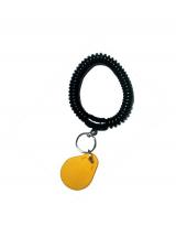 Intelligent lock spring plastic necklace shaped card